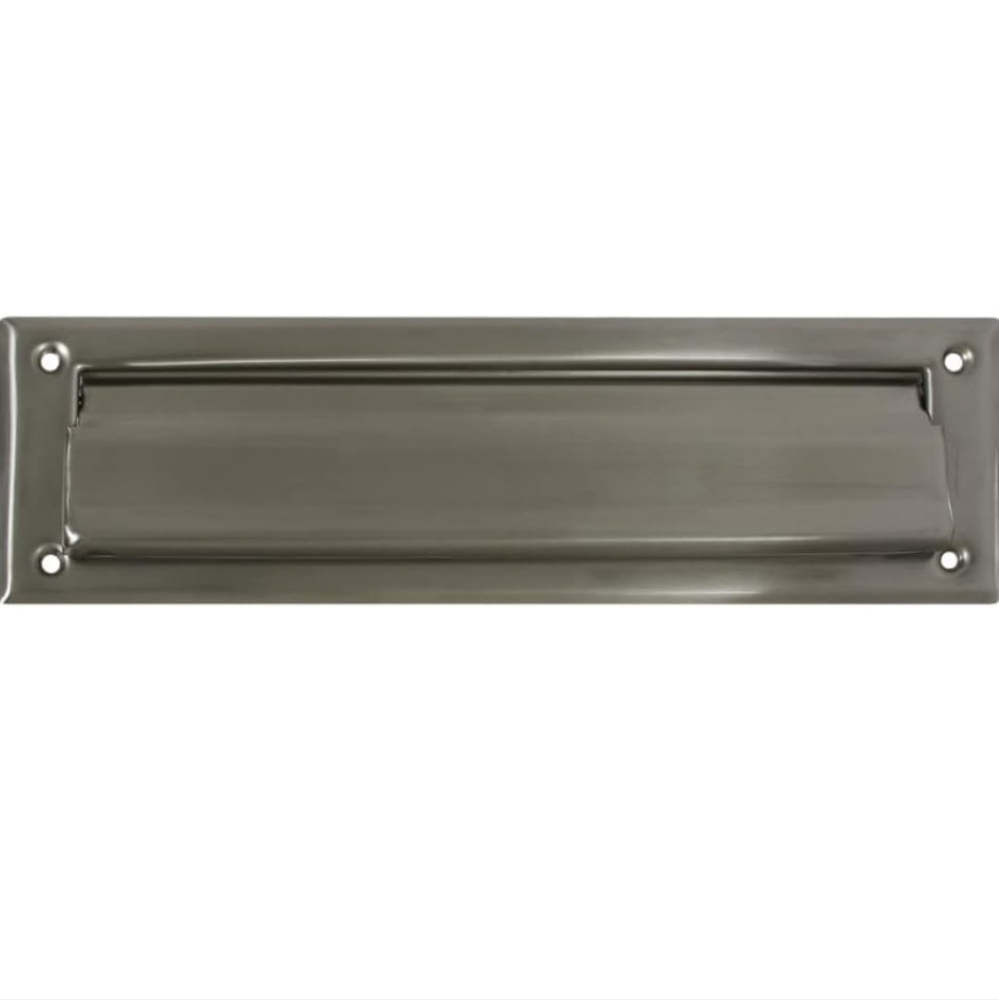 Mail Slot National Hardware N325-290 V1911 Mail Slot in Nickel , 2" x 11"